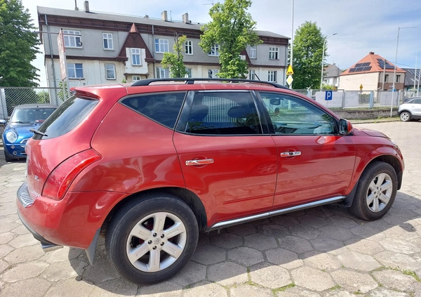 Nissan Murano cena 12500 przebieg: 281790, rok produkcji 2006 z Mieszkowice małe 254